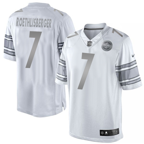 غضروف الانف كبير Men's Nike Pittsburgh Steelers #7 Ben Roethlisberger Limited White ... غضروف الانف كبير
